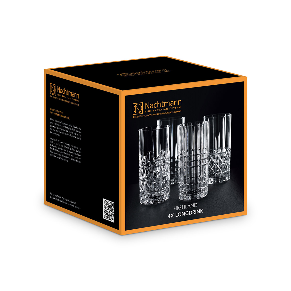Набор стаканов высоких Nachtmann Highland, 4шт