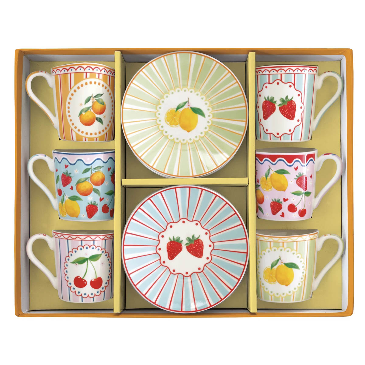 Набор кофейных пар Easy Life Fruit Mania