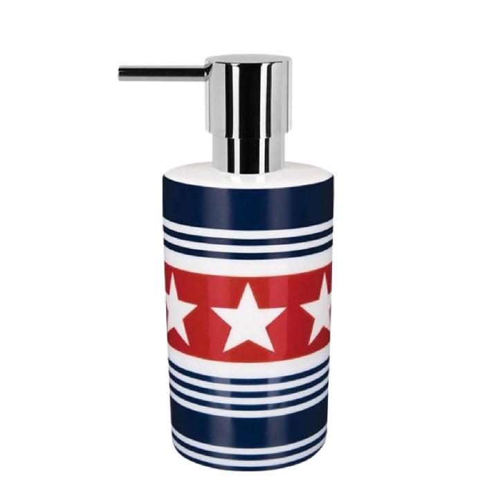 Дозатор для жидкого мыла Spirella Wainscott, красный