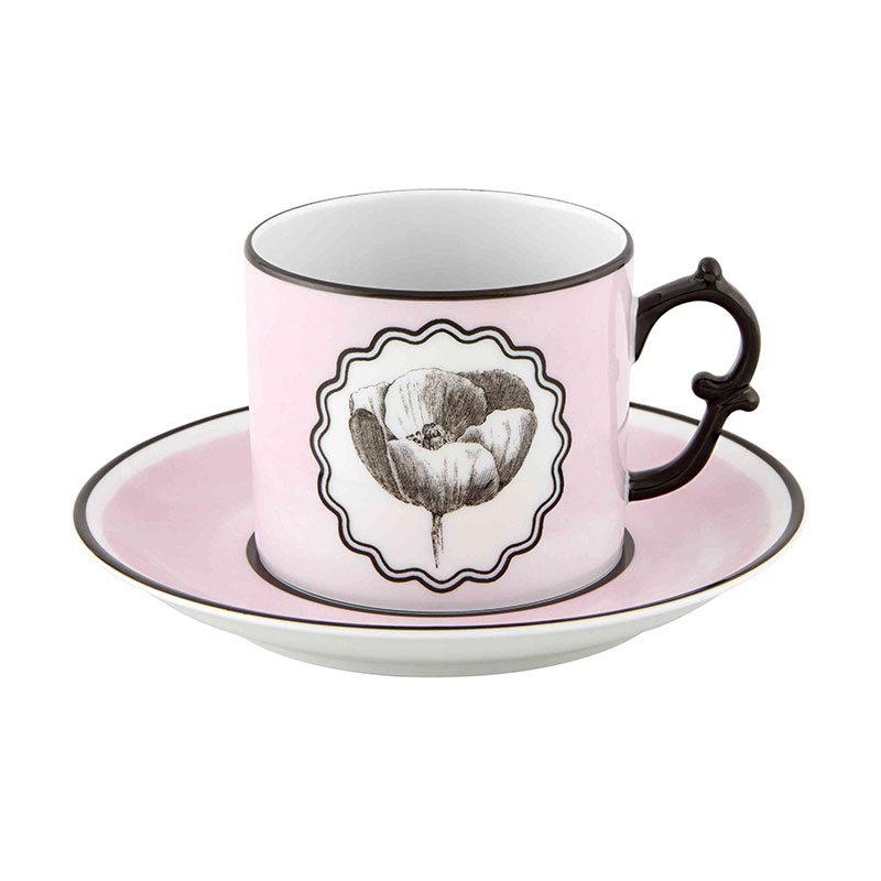 Чайная пара Vista Alegre Herbariae, цвет розовый