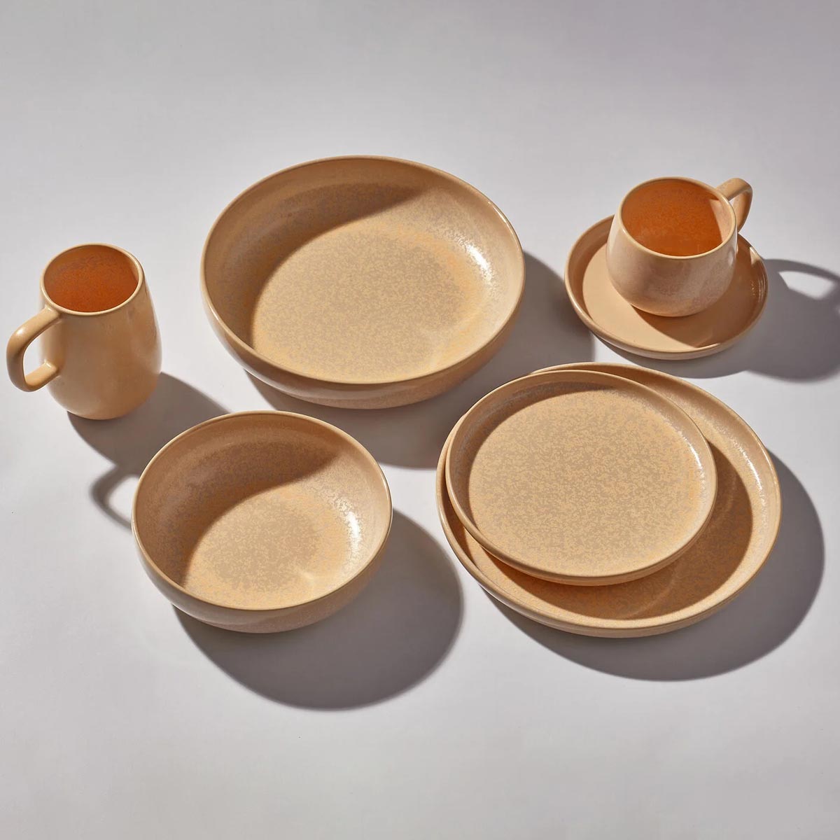 Салатник Kenai Ceramics Luma, персиковый