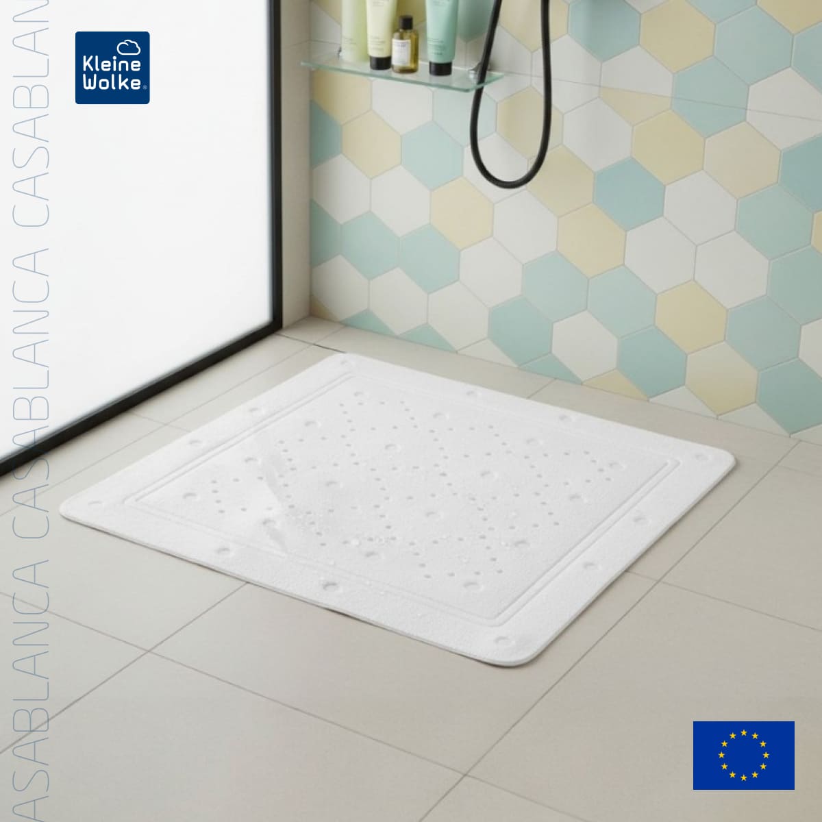 Антискользящий коврик Kleine Wolke Casablanca, белый