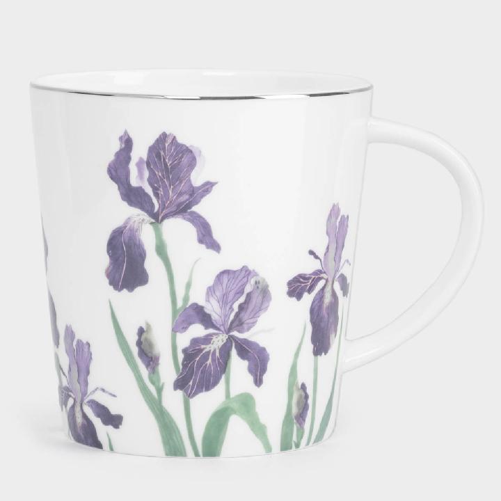 Кружка Anna Lafarg Сиреневое Утро Ирисы