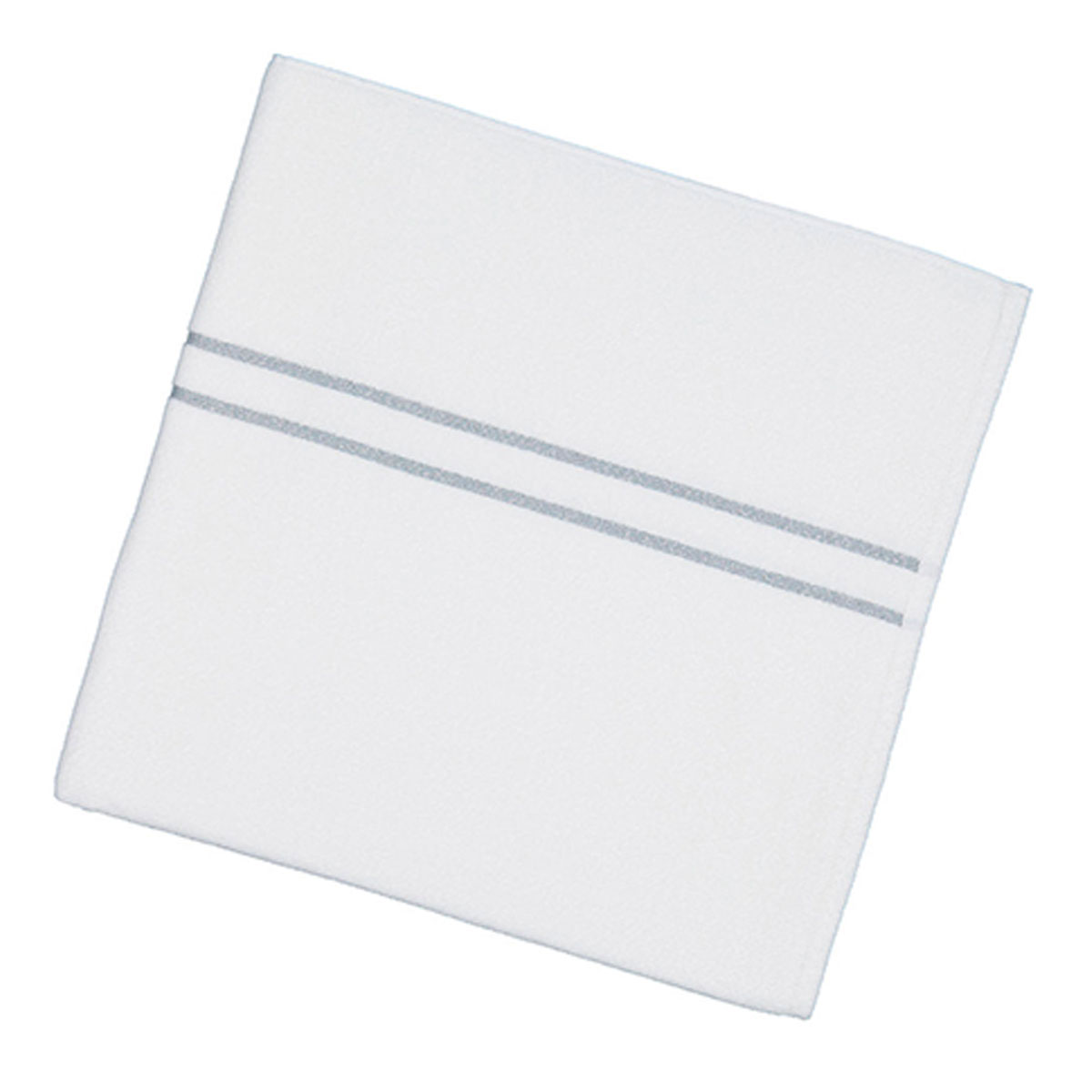 Полотенце Feiler La Glamour 75x150см, цвет белый-серебристый