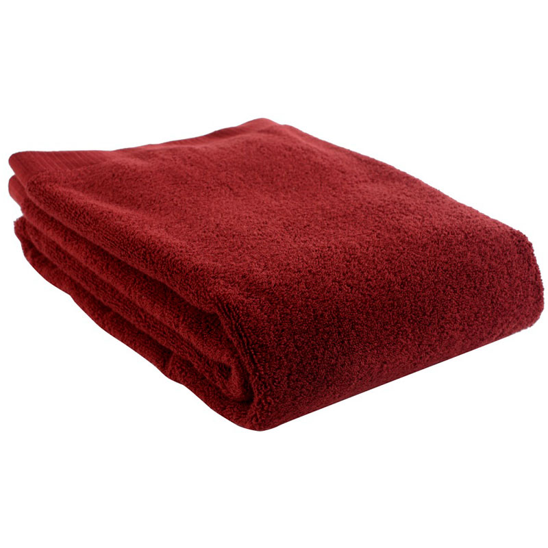 

Полотенце банное Tkano Essential бордового цвета, 90x150см, Красный