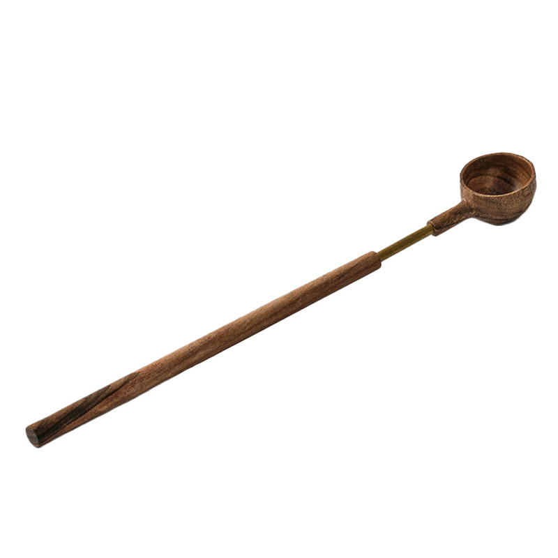 Ложка Kenai Ceramics Wood с латунью 23см