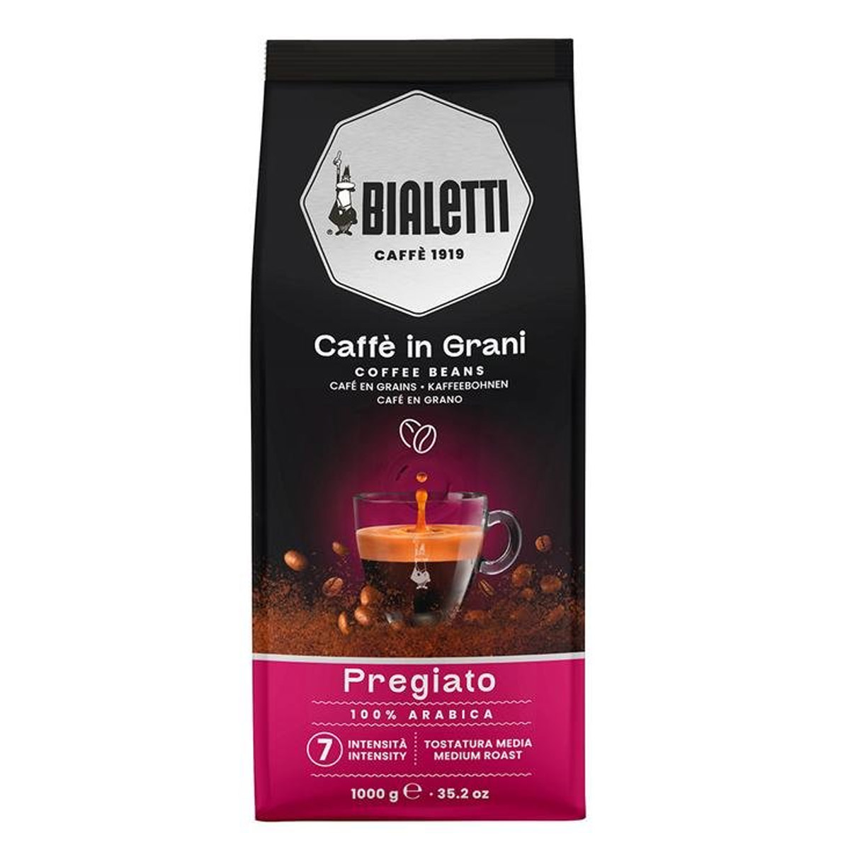 Кофе в зернах Bialetti Caffe in Grani Pregiato 1000г