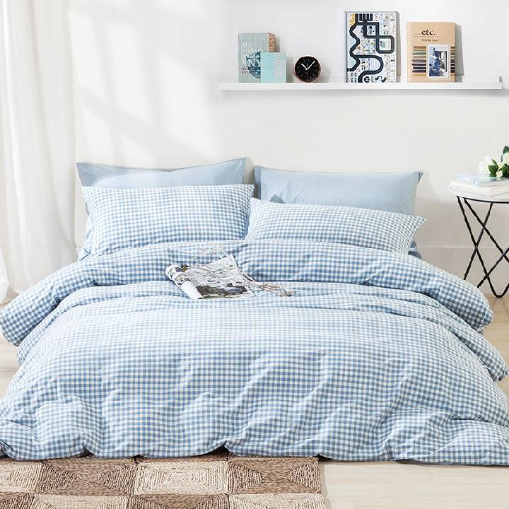 Комплект постельного белья 1,5-спальный Pappel, голубой