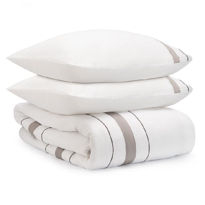Комплект постельного белья 1,5-спальный Tkano Essential 150x200см, цвет белый