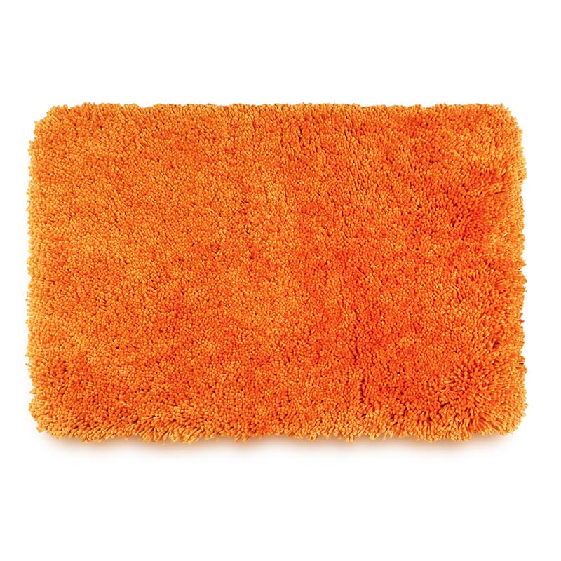Коврик для ванной 60x90см Spirella Highland, оранжевый