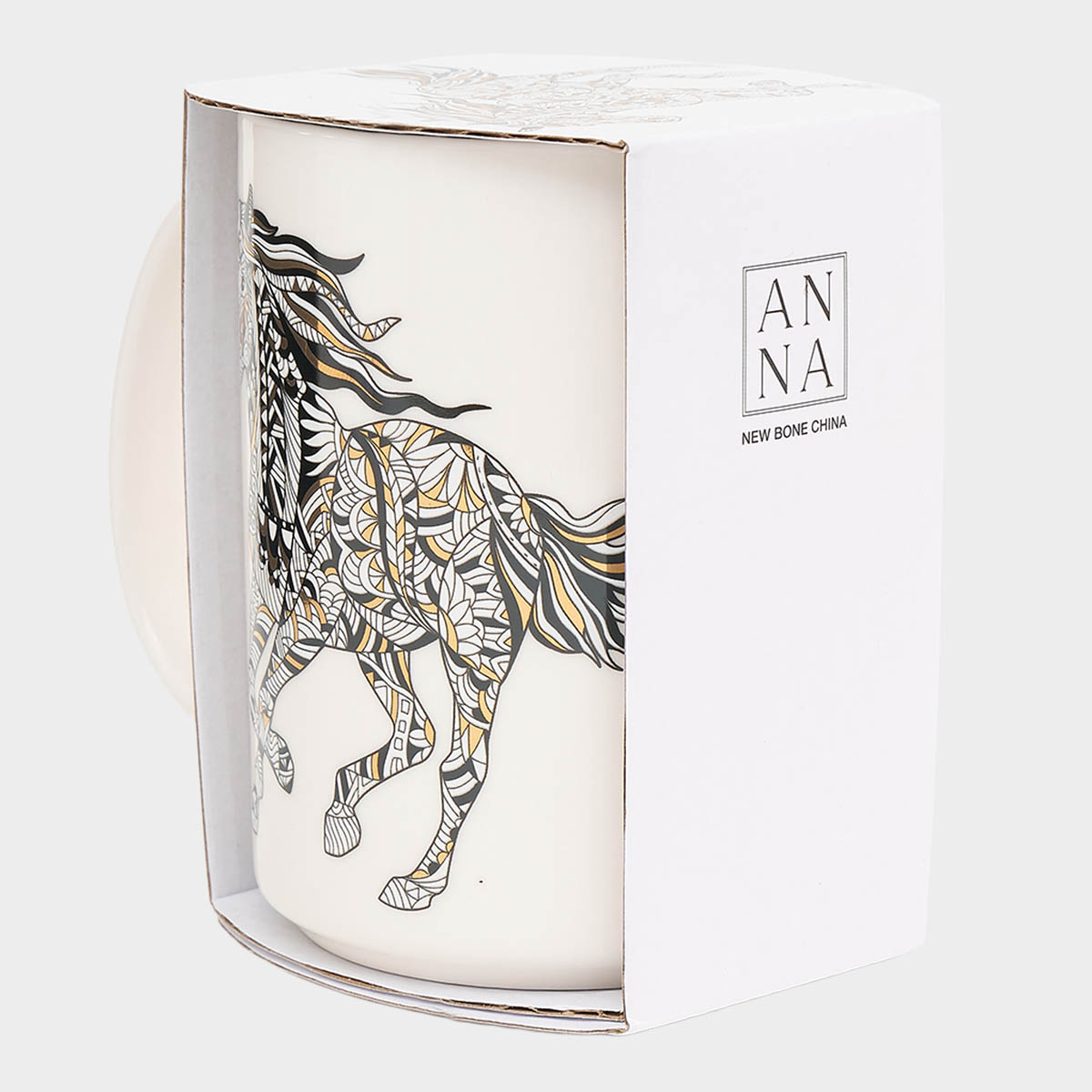 Кружка Anna Lafarg Новый Год Лошадь