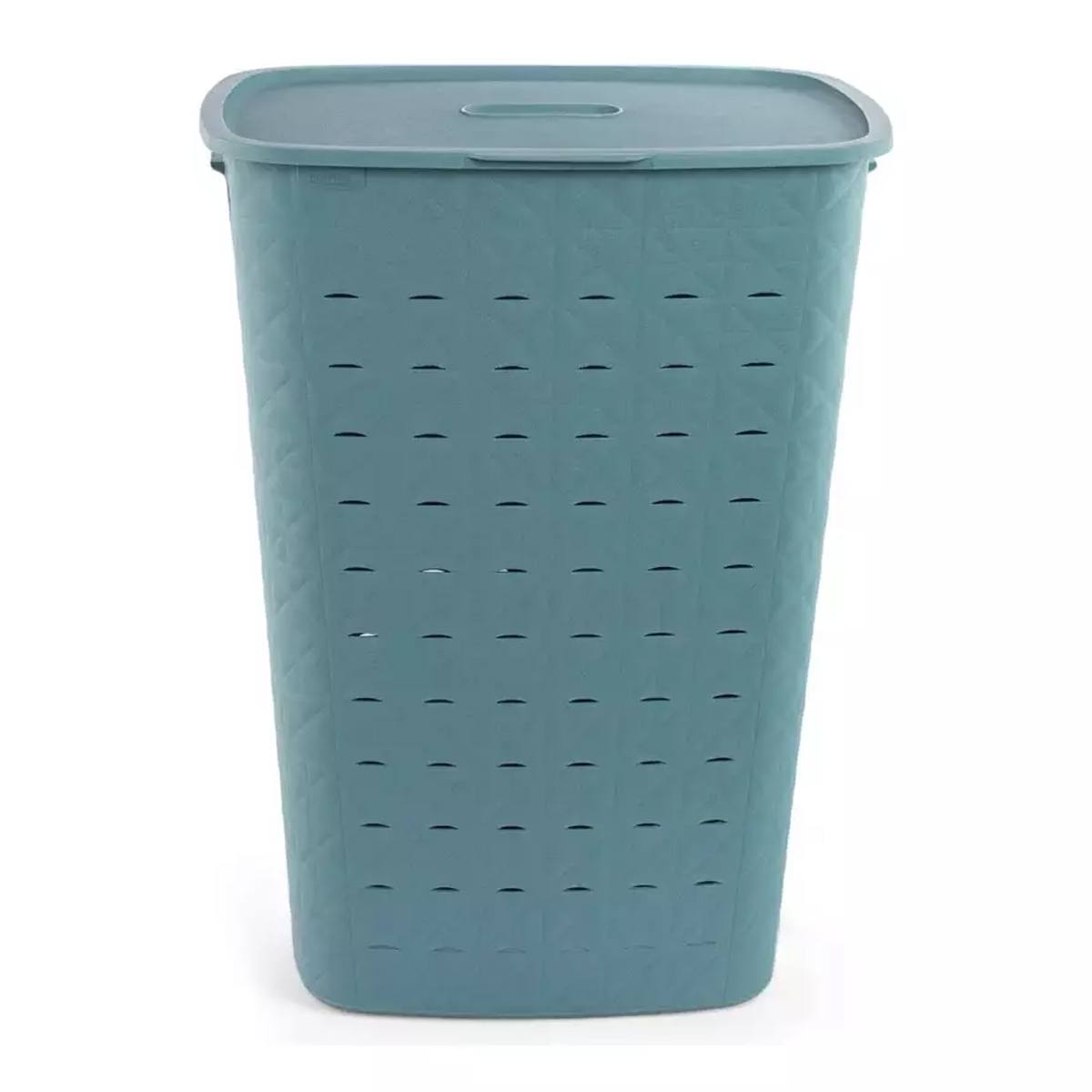 Корзина бельевая Curver Softex 56л, цвет синий