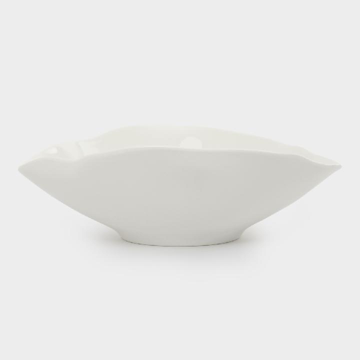 Салатник Anna Lafarg White Ocean Волнистый край