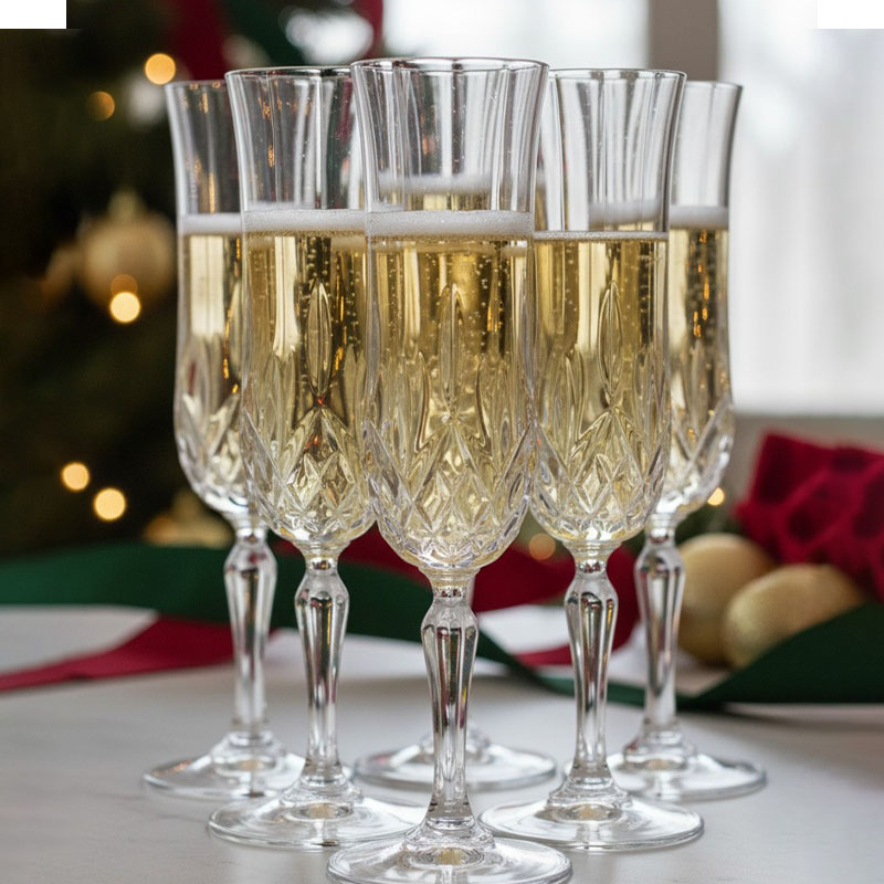 Набор бокалов для шампанского RCR Cristalleria Italiana Opera 130мл, 6шт