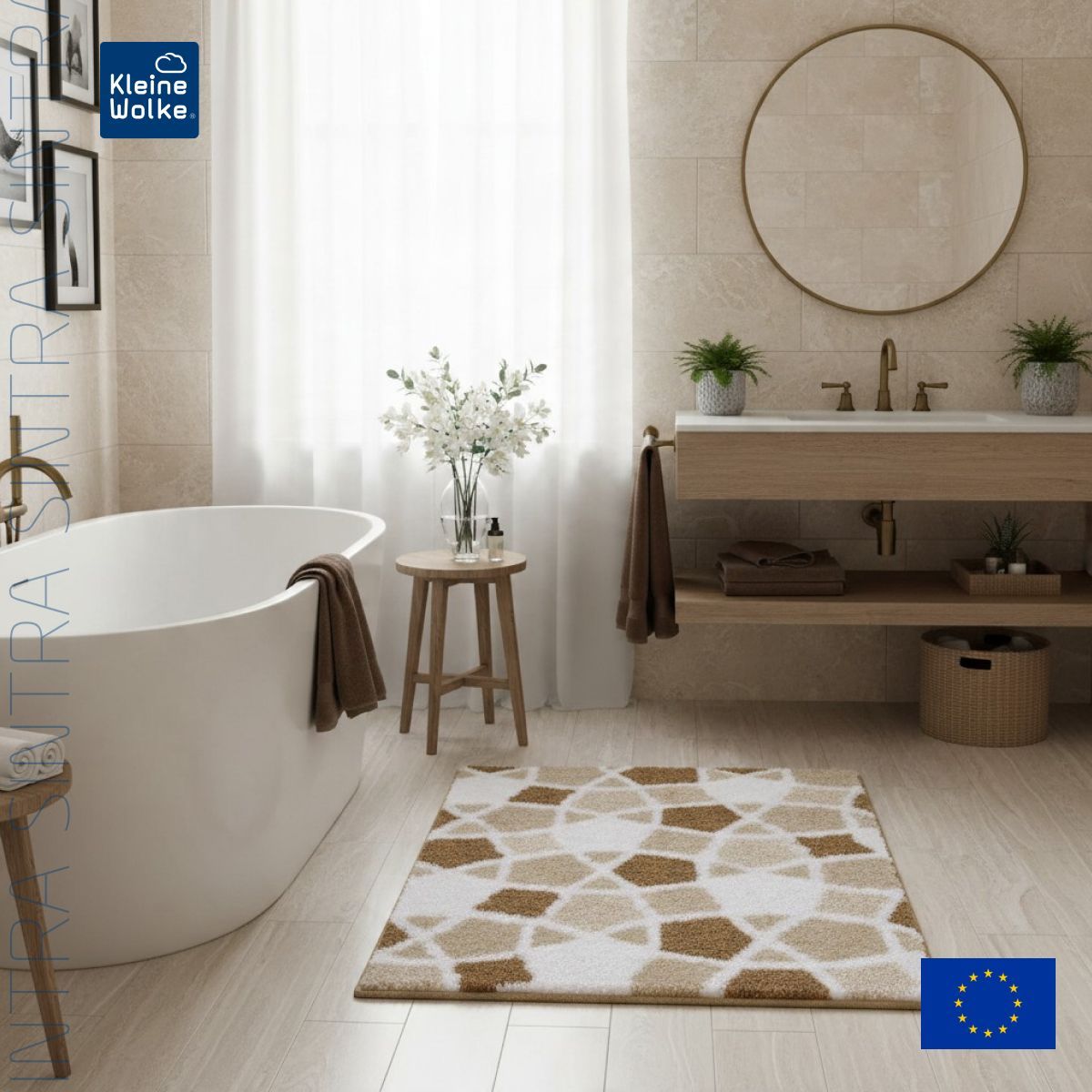 Коврик для ванной комнаты Kleine Wolke Sintra 55х65см