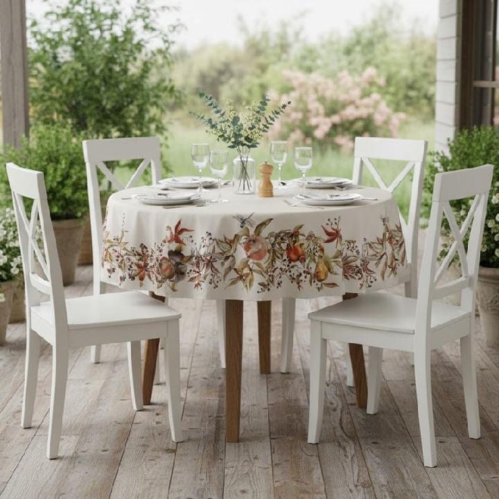 Скатерть круглая Pappel Astra 180см