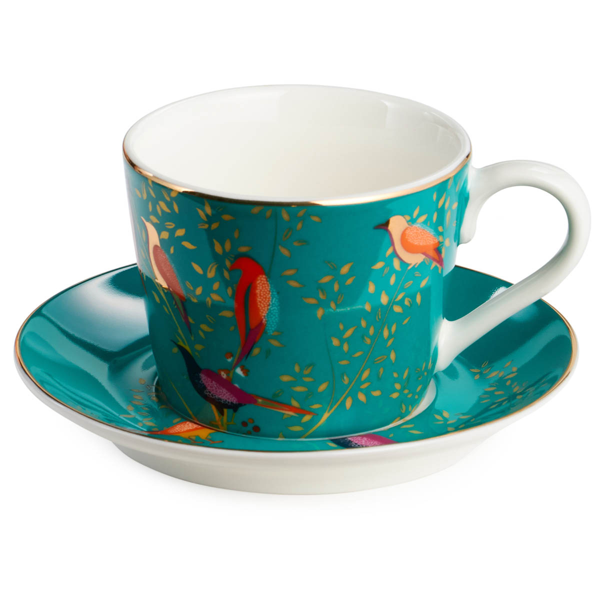 Кофейный набор Lefard Golden Birds 8 предметов на 4 персоны