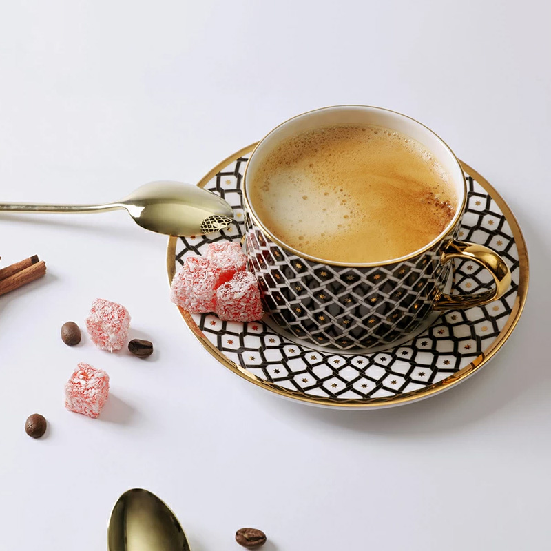 Чайная пара Императорский фарфоровый завод Идиллия Неро