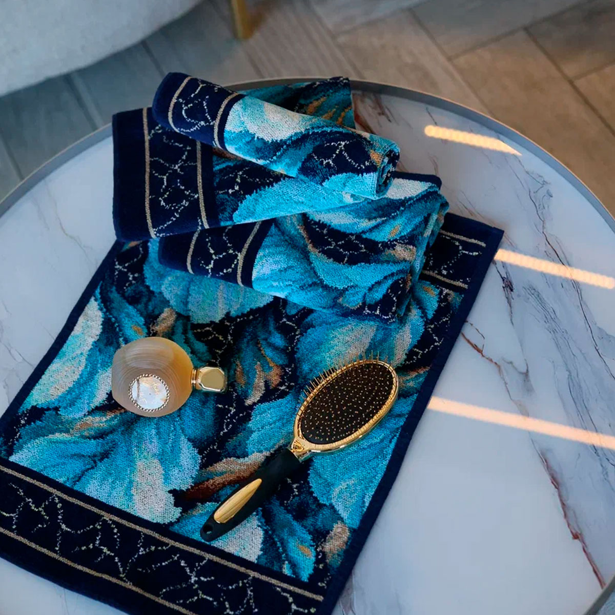 Полотенце Feiler Brise 75x150см, цвет голубой