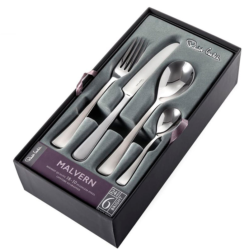 Набор столовых приборов Robert Welch Malvern Bright, 6 персон 24 предмета