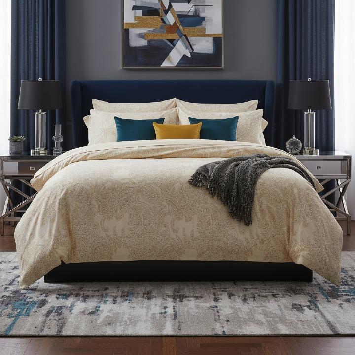 Комплект постельного белья семейный Pappel Kyutay