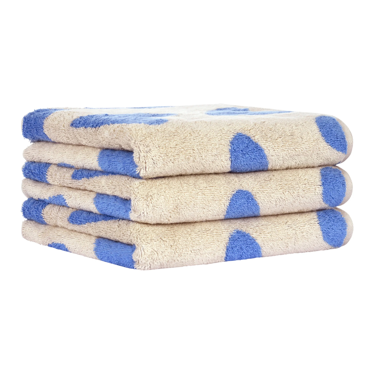 Полотенце Cawo Heart Beats 30x50см, цвет небесно-голубой