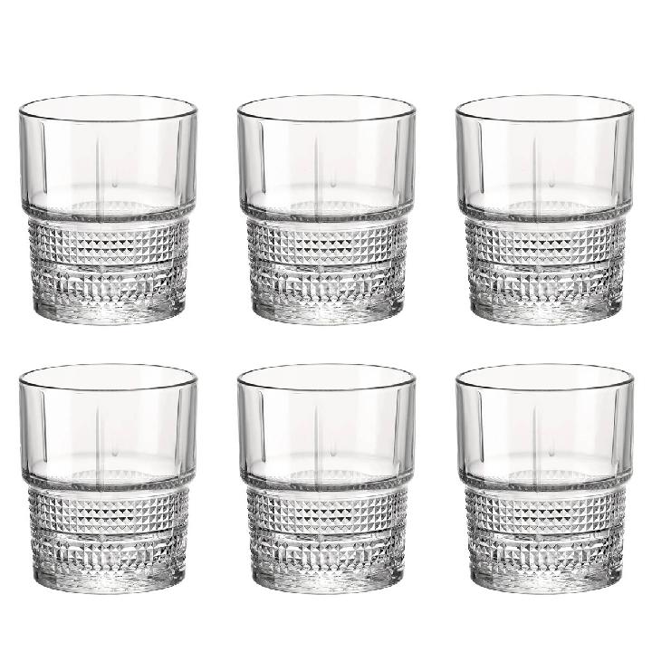 Набор стаканов низких Bormioli Rocco Bartender Novecento 370мл, 6шт