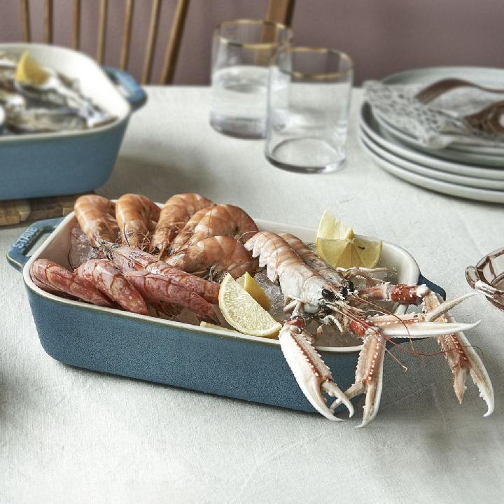 Форма для запекания Staub Ceramic 27x20см, античный бирюзовый