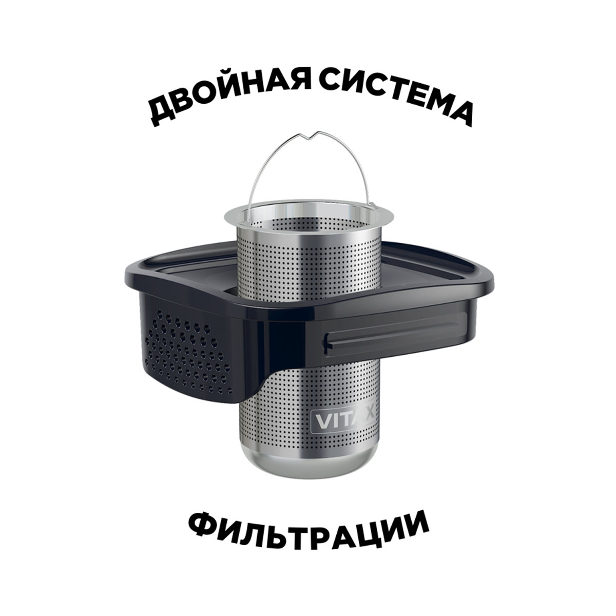 Чайник заварочный 4в1 Vitax Quattropot 1,2л