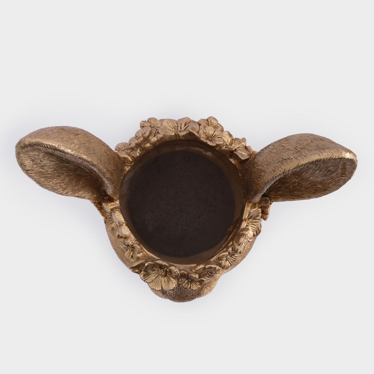 Ваза Anna Lafarg Пасха Золотая Кролик в венке