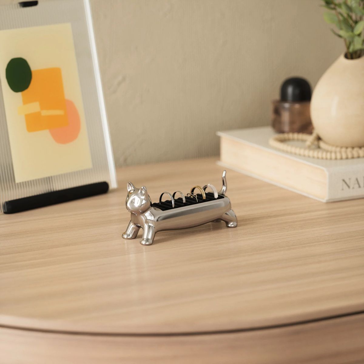 Держатель для колец Umbra Ali Cat, хром