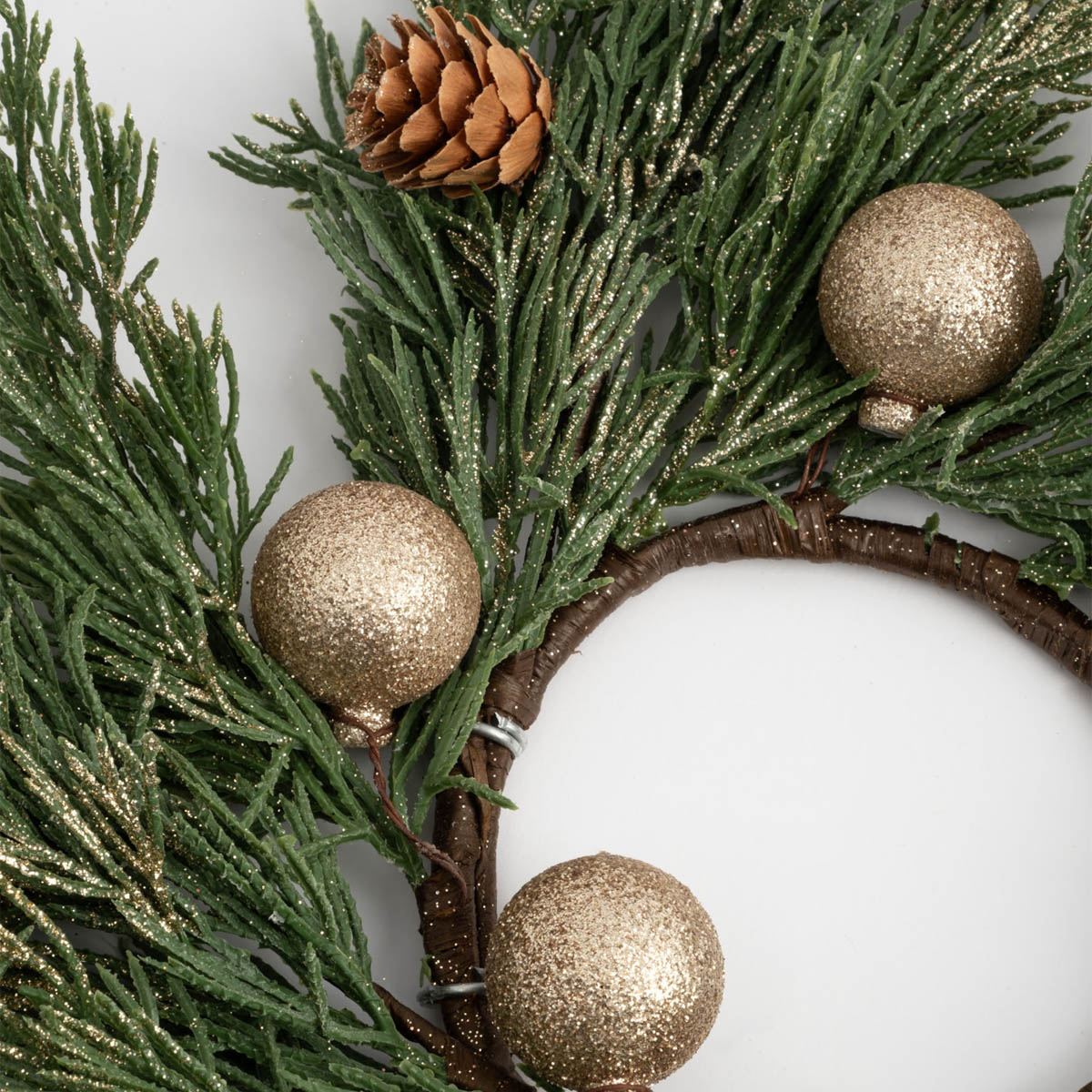 Венок декоративный Anna Lafarg Сказочный Город Золотые шары