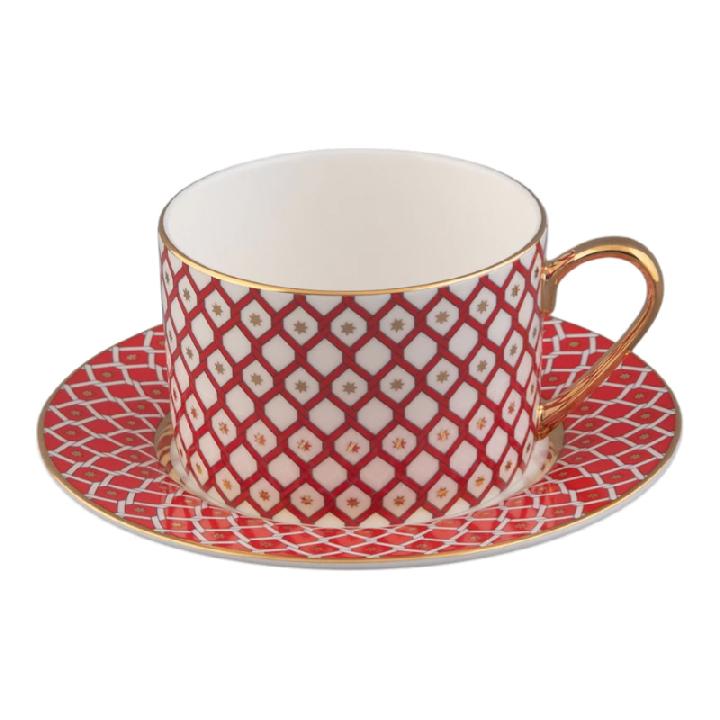 Чайная пара Императорский фарфоровый завод Идиллия Скарлетт 250мл