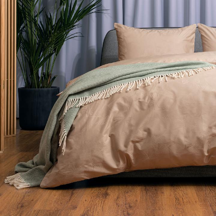 Комплект постельного белья 1,5-спальный Pappel Jacquard Sand