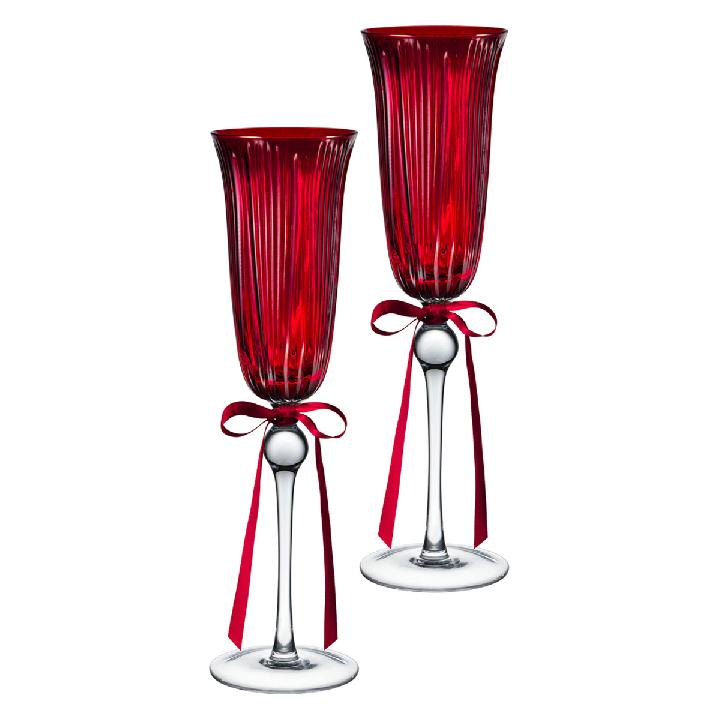 Набор бокалов для шампанског Lefard Red Velvet 2шт