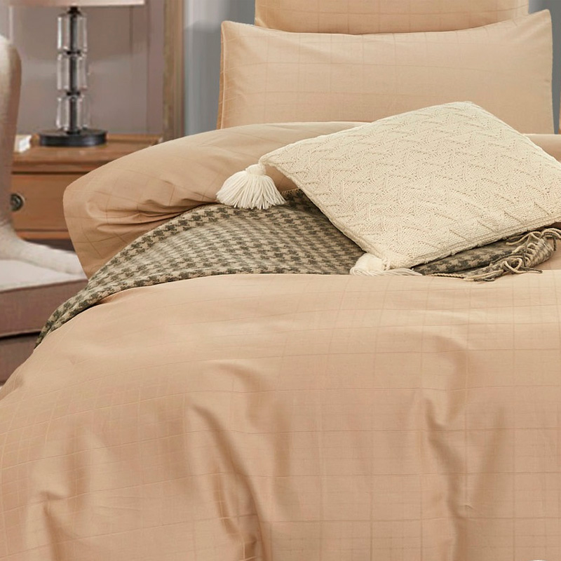 Комплект постельного белья 1,5-спальный Pappel, светло-бежевый