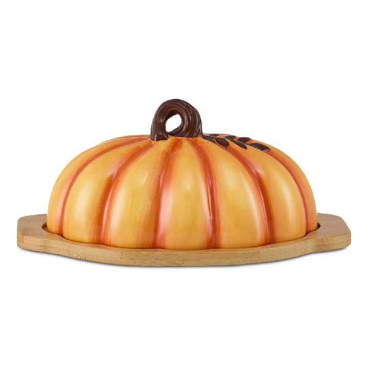 Блюдо с крышкой Decor de table Родная природа Тыковка