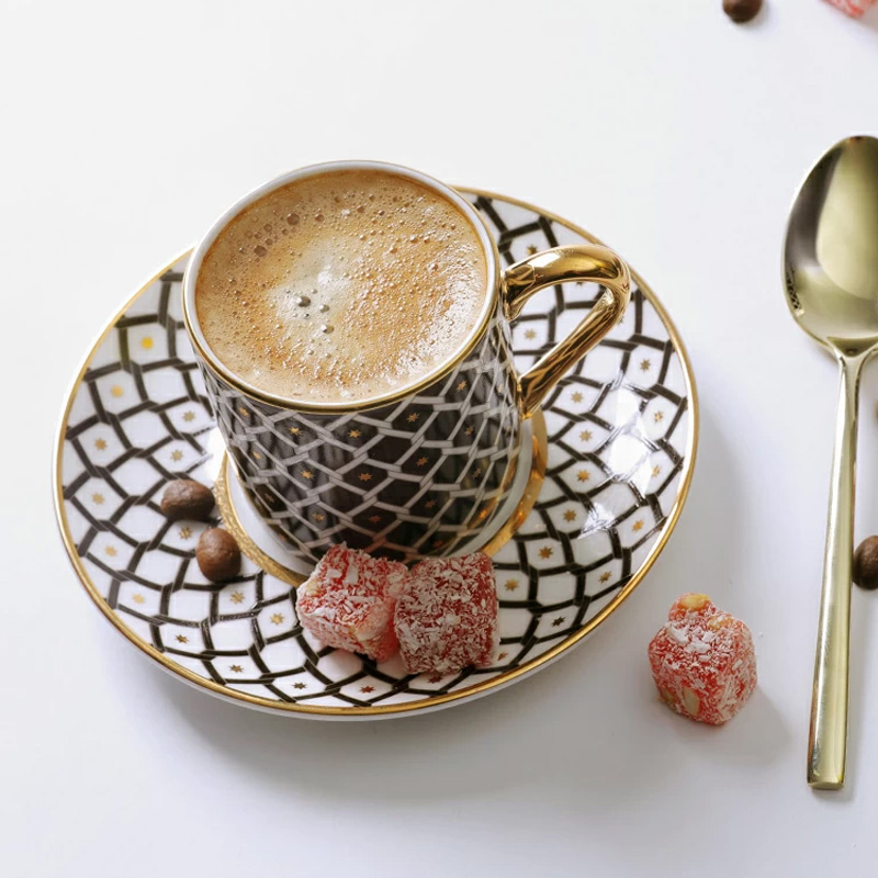 Кофейная пара Императорский фарфоровый завод Идиллия Неро