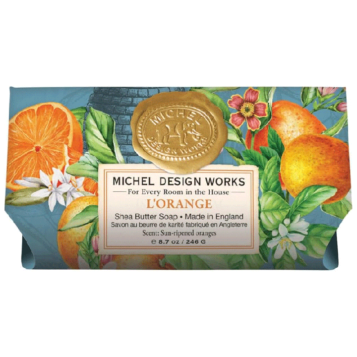 Мыло в бумажной обертке Michel Design Works Апельсин
