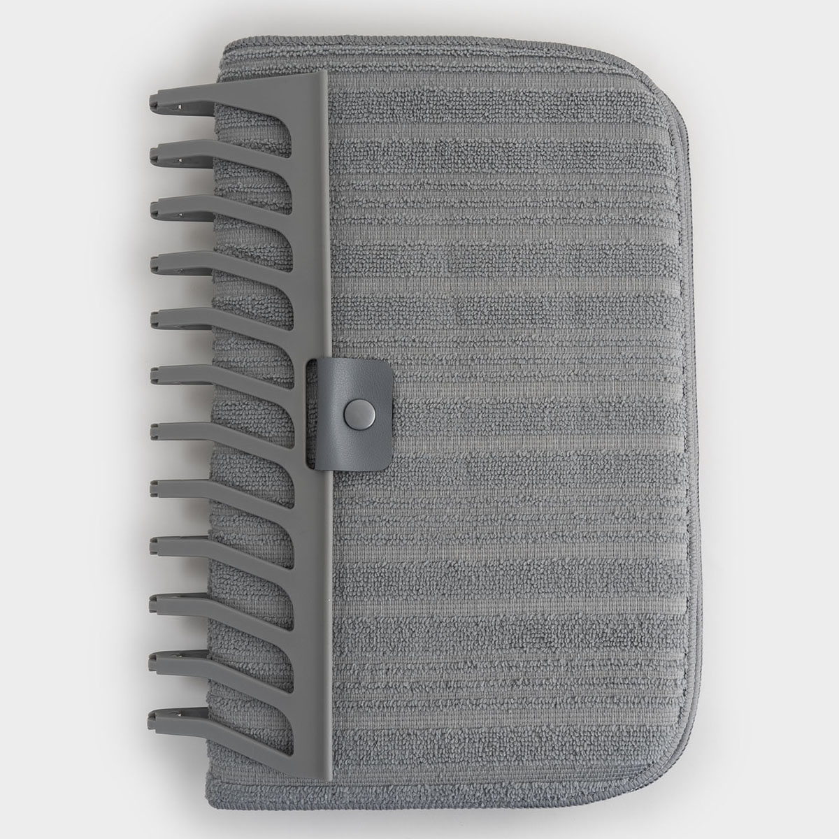 Коврик для сушки посуды с подставкой Anna Lafarg Dry Grey 35x46см