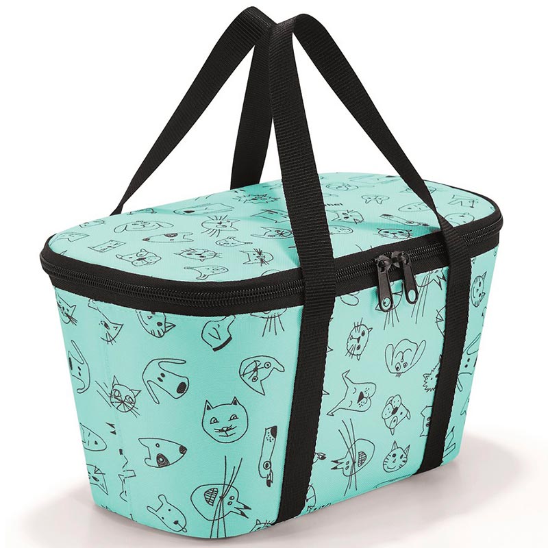 Термосумка детская Reisenthel Coolerbag XS cats and dogs mint фото