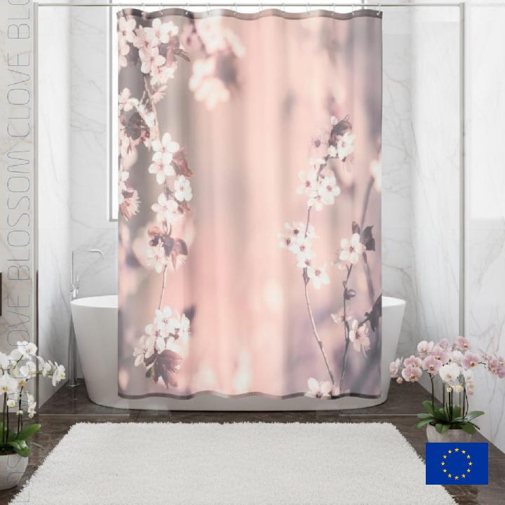 Штора для ванной комнаты Kleine Wolke Blossom Clove 180х180см