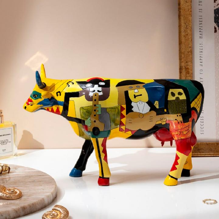 Коллекционная корова CowParade Picowso's Moosicians
