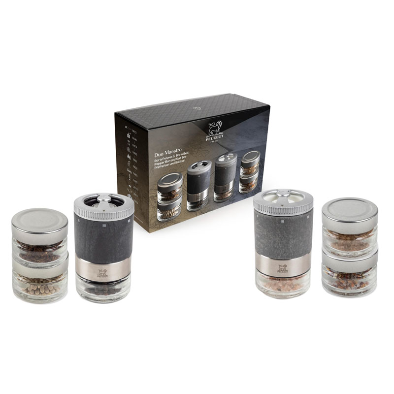 Набор мельниц для соли и перца Peugeot Maestro Duo 11см