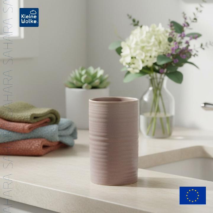 Стакан для зубных щеток Kleine Wolke Sahara, песочный