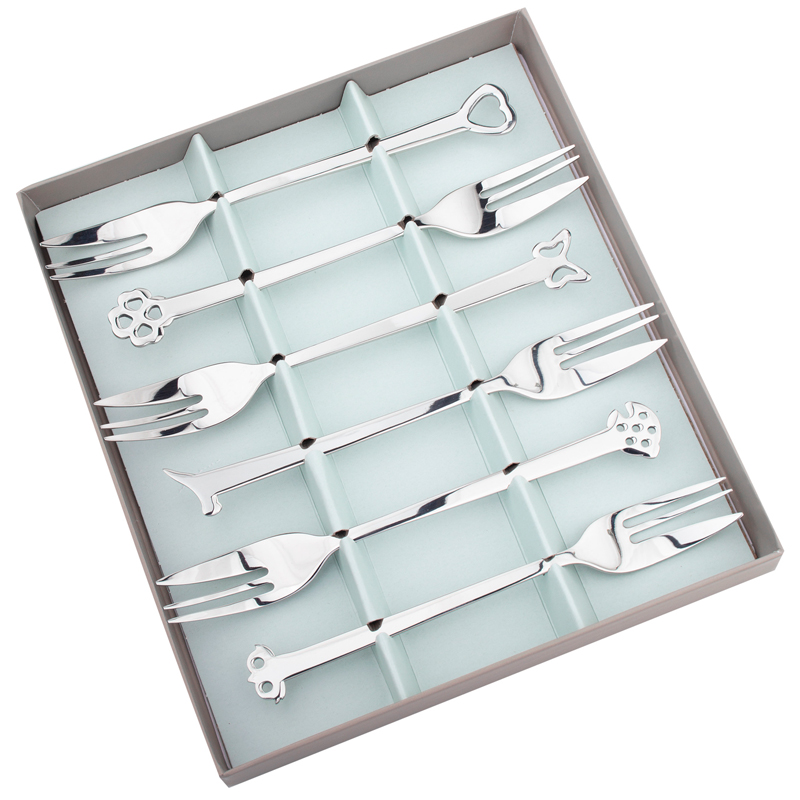 Набор десертных вилок Mepra Evento 6шт, в подарочной упаковке