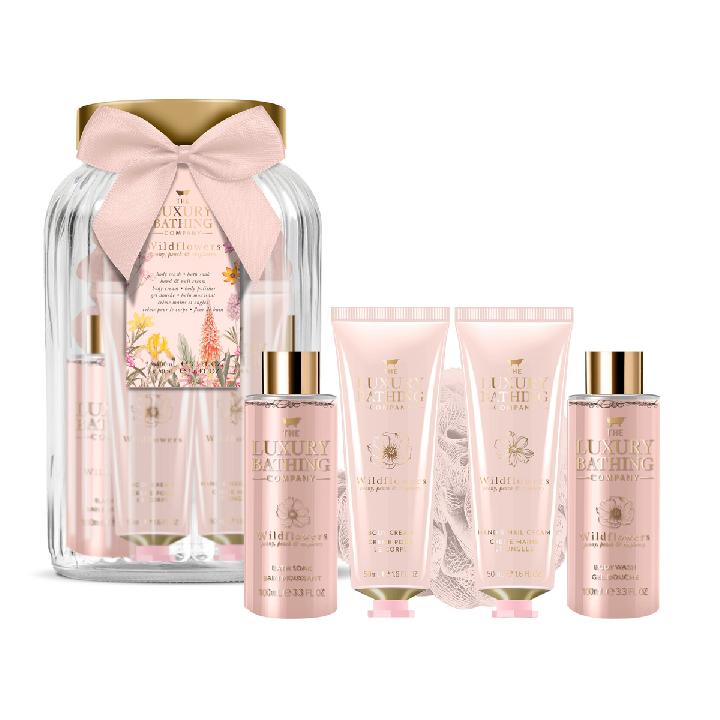 Подарочный набор The Luxury Bathing Company Чистое удовольствие Пион, персик и малина