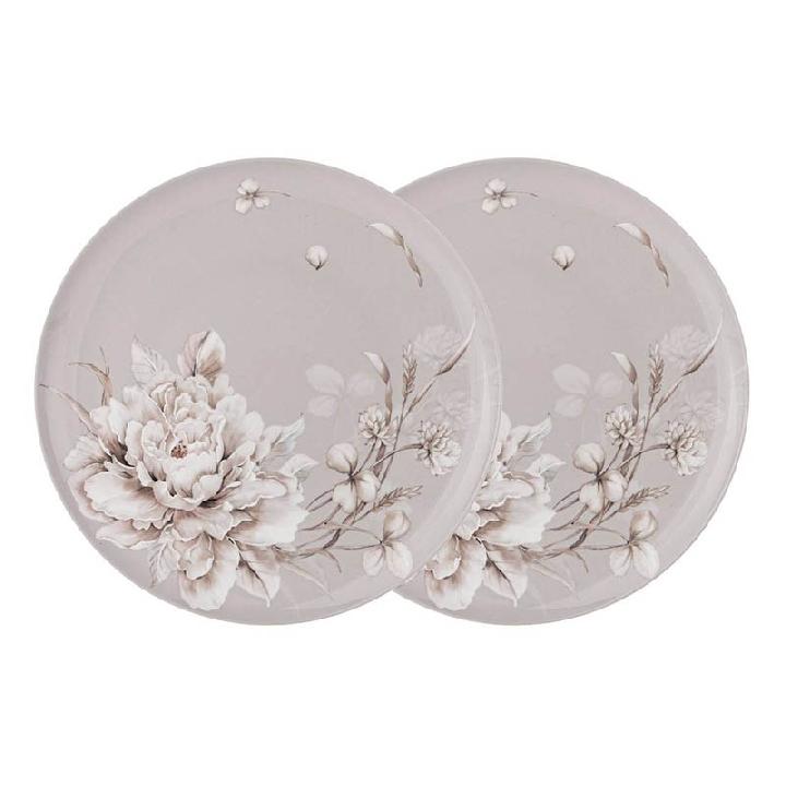 Набор тарелок обеденных Lefard White Flower 25,5см, 2шт