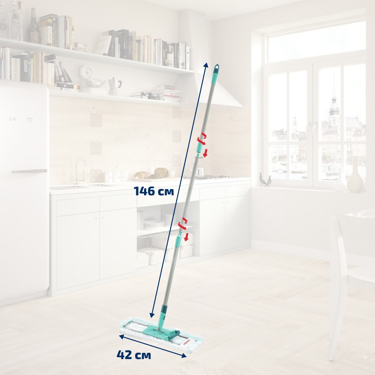 Швабра для пола Leifheit Profi micro duo