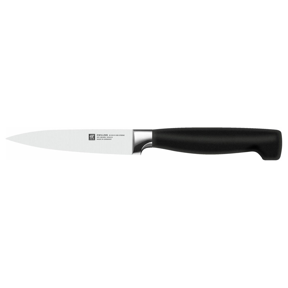 Набор кухонных ножей с заточкой Zwilling Four Star 7 предметов, черный